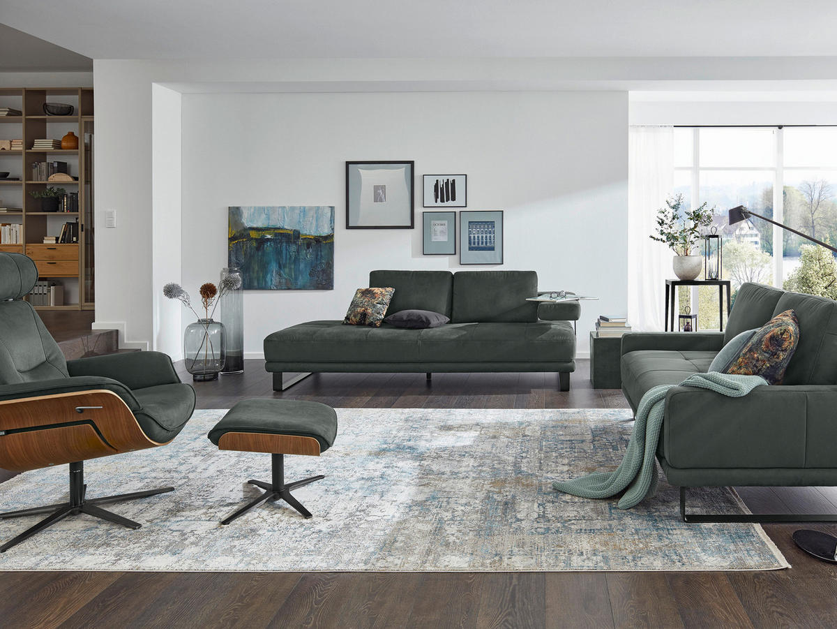 WEBTEPPICH 240/340 cm Sinfonia Blau, Grau  - Blau/Grau, Design, Textil (240/340cm) - Musterring