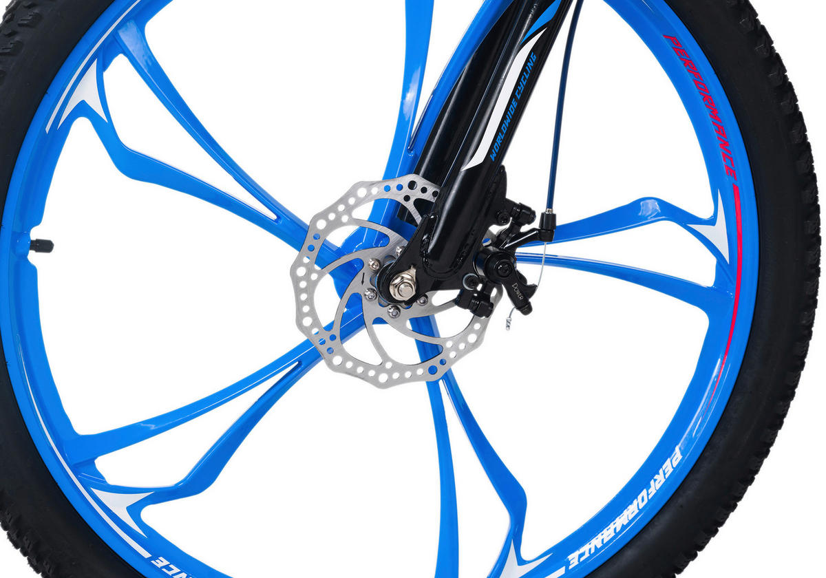 MOUNTAINBIKE 26 Zoll  - Blau/Schwarz, Basics, Metall (180/70/100cm) - Atrigo