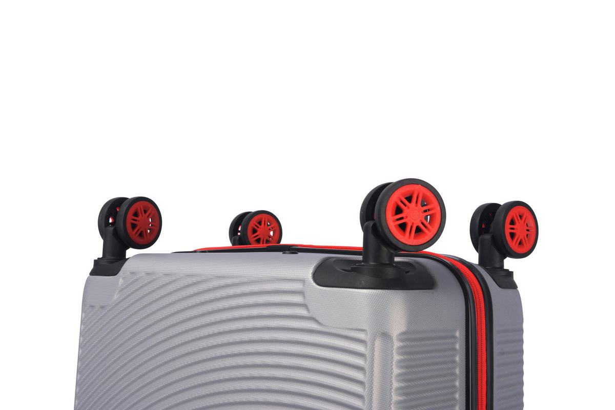 SET VALIZE DE CĂLĂTORIE - gri deschis, Design, plastic (51/76/30cm) - Schneiders