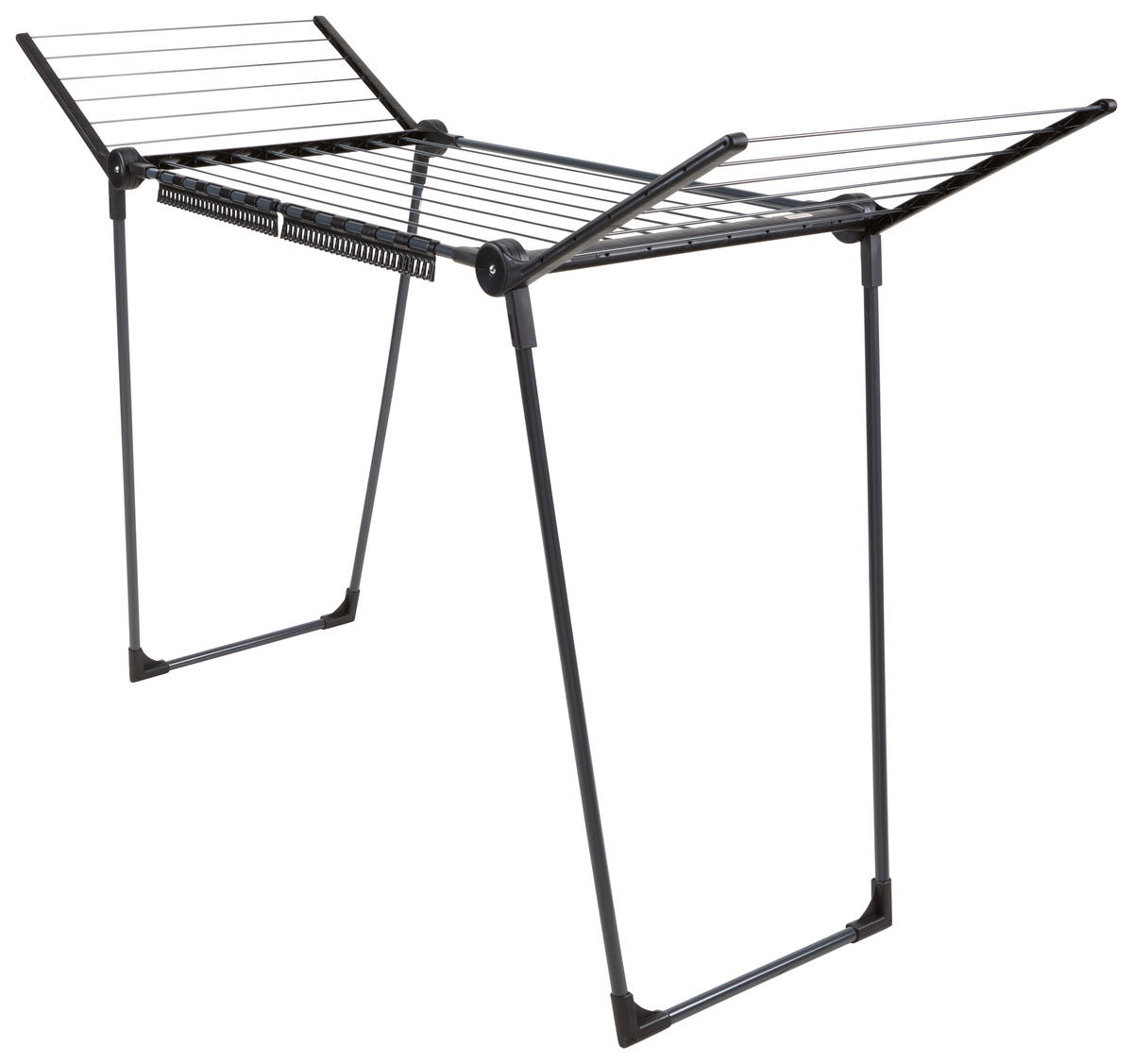 STALAK ZA SUŠENJE RUBLJA - crna, Basics, metal/plastika (157/87/55cm) - Leifheit