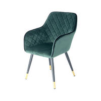 STOLIČKA S PODRÚČKAMI, oceľ, čierna, tmavozelená - čierna/tmavozelená, Lifestyle, kov/plast (58,8/86/61cm) - Kayoom