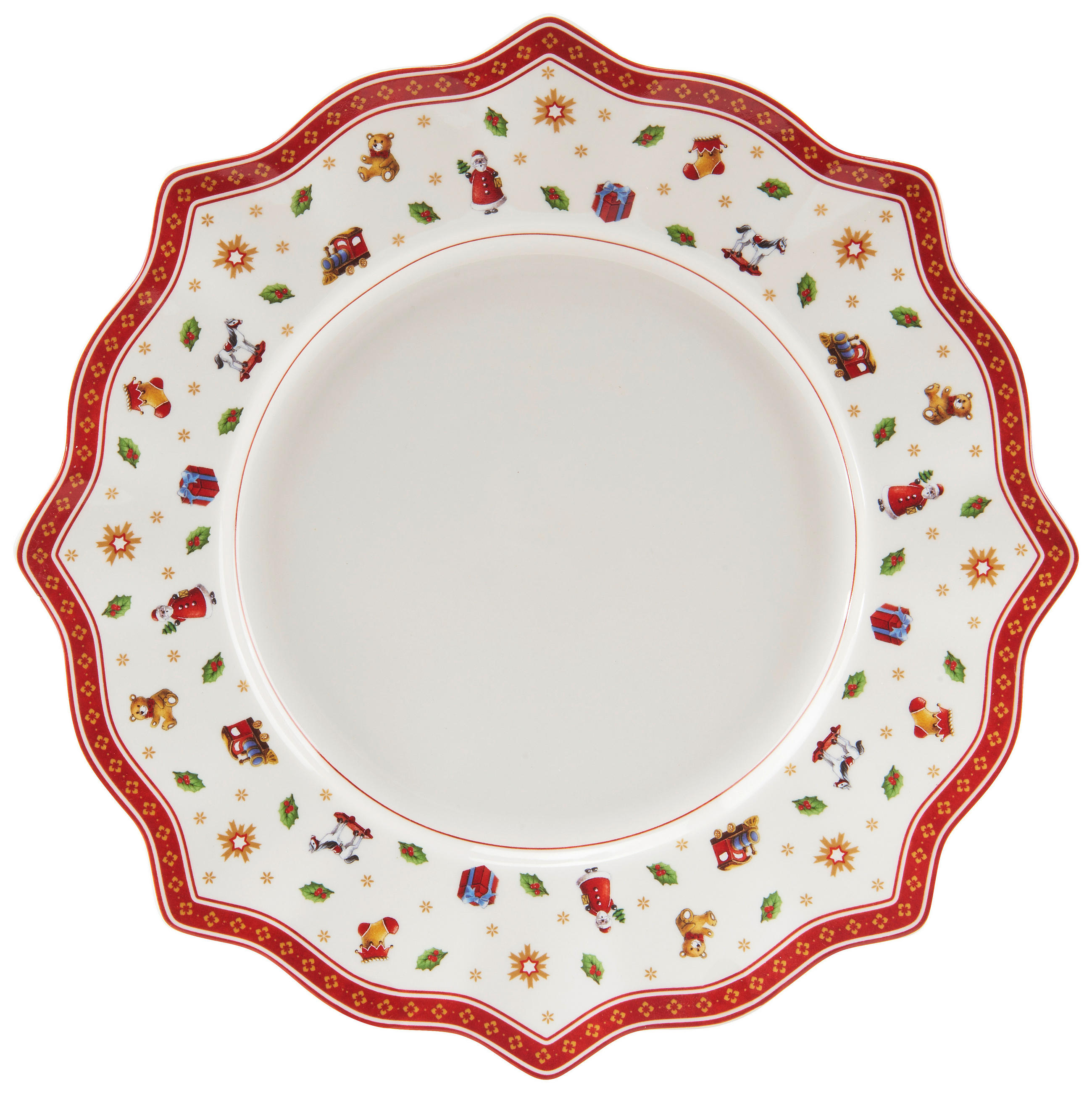 SPEISETELLER Multicolor, Rot, Weiß 29 cm Toys Delight  - Rot/Multicolor, Basics, Keramik (29cm) - Villeroy & Boch