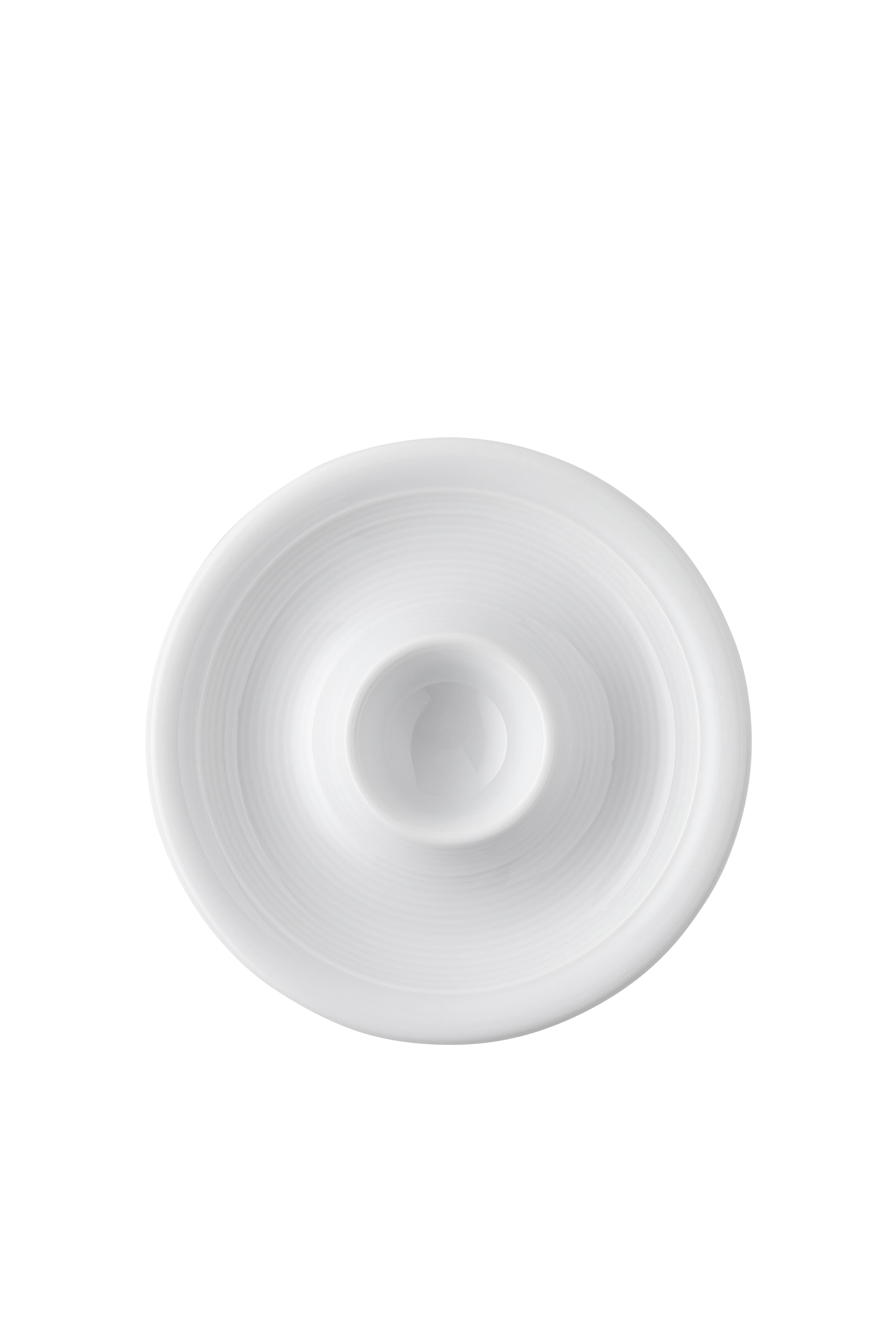 EIERBECHER Keramik Porzellan  - Weiß, Design, Keramik (14/2,5cm) - Thomas