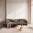 ECKSOFA  in Chenille Braun  162/276 cm  - Buchefarben/Braun, KONVENTIONELL, Holz/Textil (162/276cm) - Carryhome