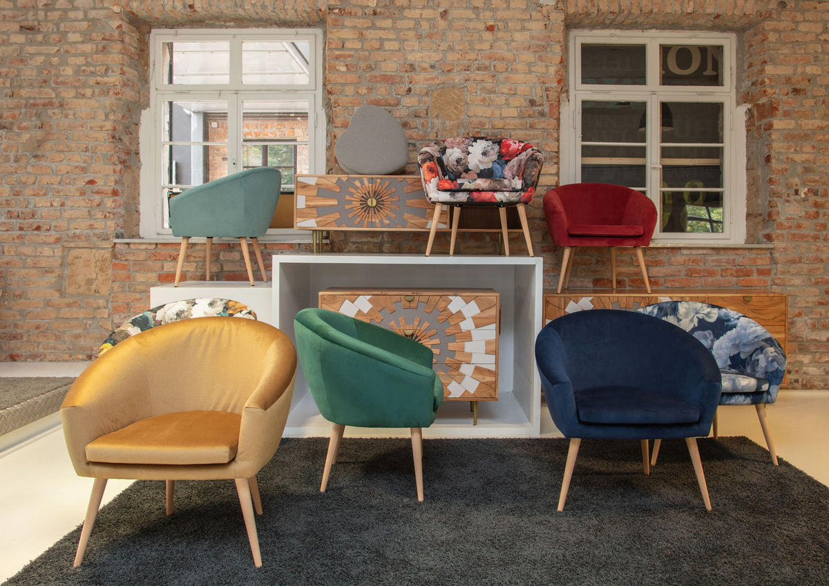 FOTELJA 73/73/43/66 cm , crvena  - crvena, Dizajnerski (73/73/43/66cm) - Carryhome