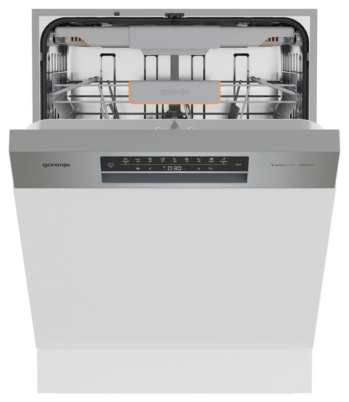GESCHIRRSPÜLER GI673B90X  - Edelstahlfarben, Trend, Kunststoff/Metall (59,8/81,6/57,5cm) - Gorenje