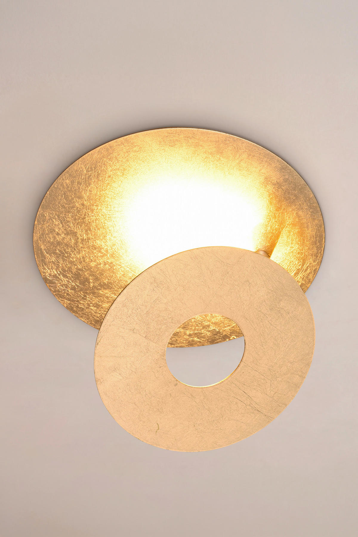 NÁSTENNÉ LED SVIETIDLO, 18/7,2 cm  - zlatá, Design, kov (18/7,2cm) - Trio Leuchten