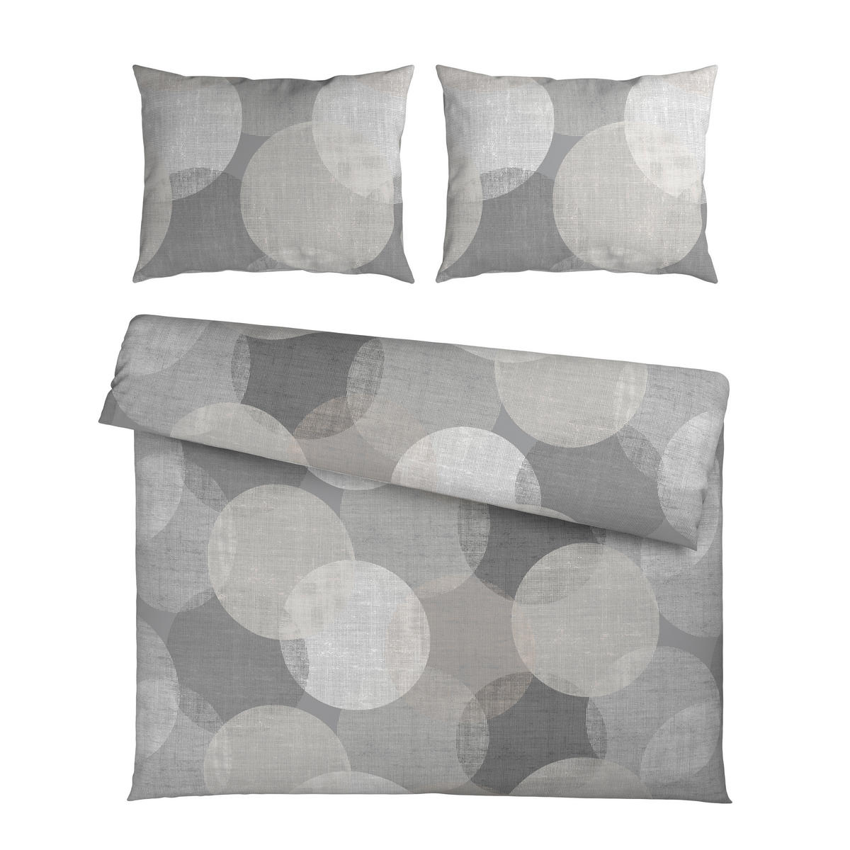 BETTWÄSCHE Flanell 200/200 cm  - Anthrazit, Textil (200/200cm) - Esposa