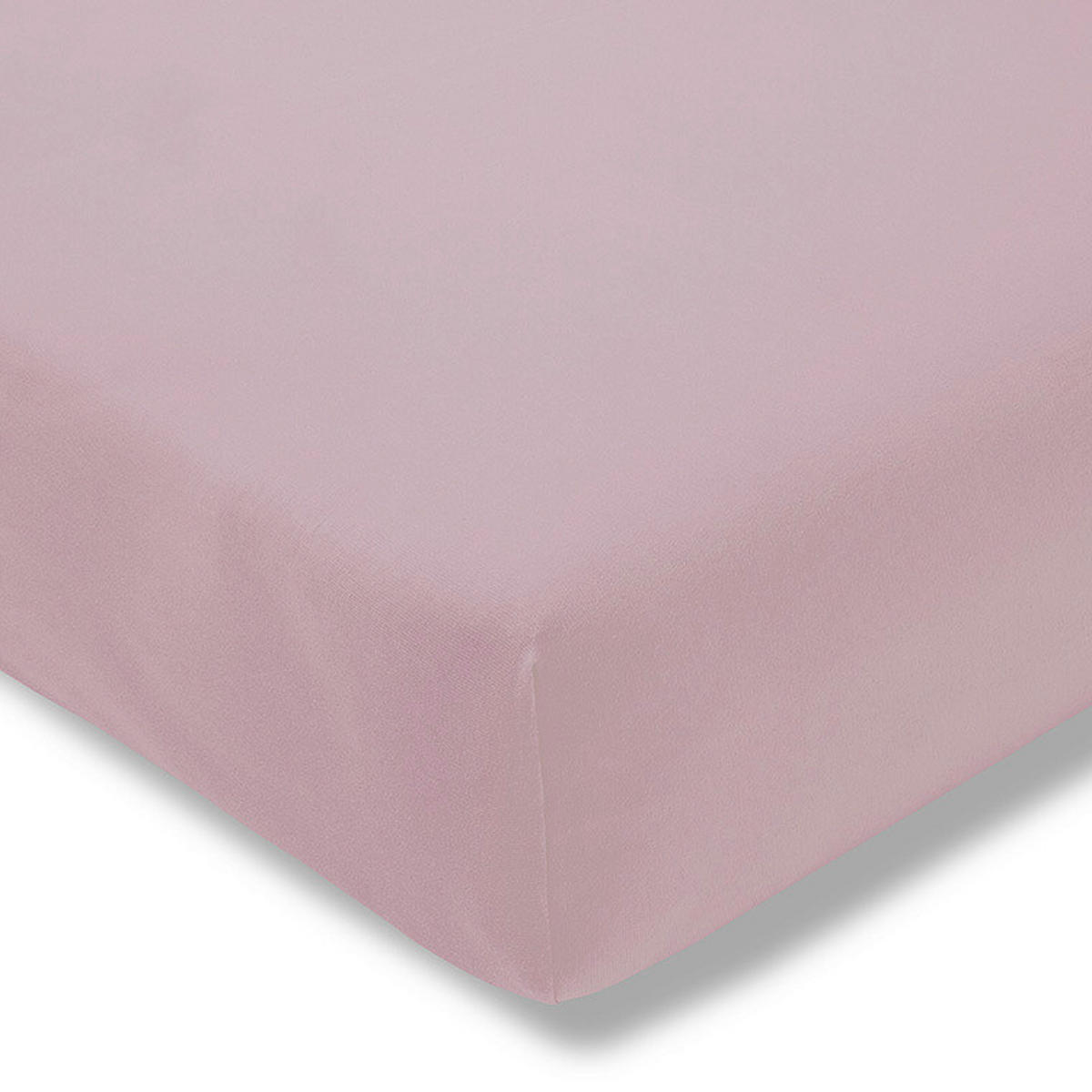 SPANNBETTTUCH Zwirn-Jersey  - Rosa, Basics, Textil (200/200cm) - Estella