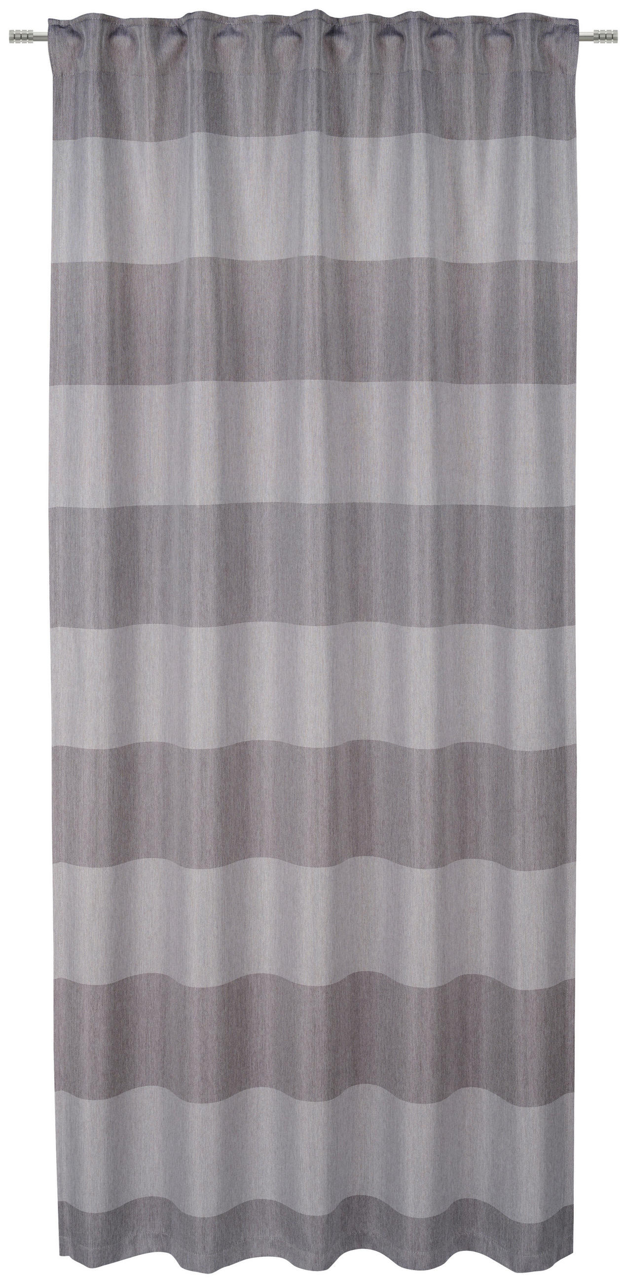 WÄRMESCHUTZVORHANG Milton Stripe Verdunkelung 140/245 cm   - Taupe, Basics, Textil (140/245cm) - Esposa