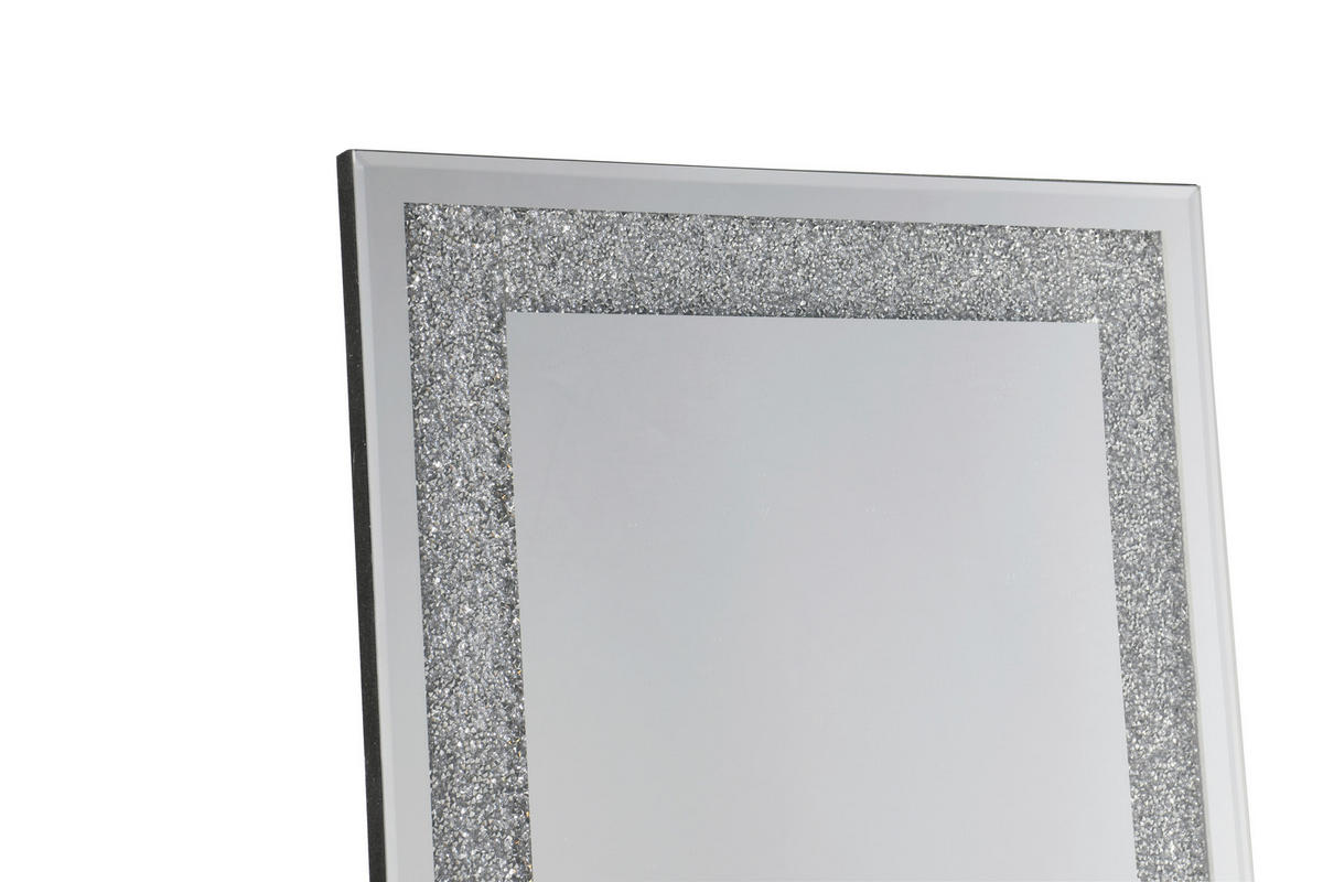 OGLINDĂ CU SUPORT 40/160/4 cm  - argintiu, Modern, sticlă (40/160/4cm) - Novel