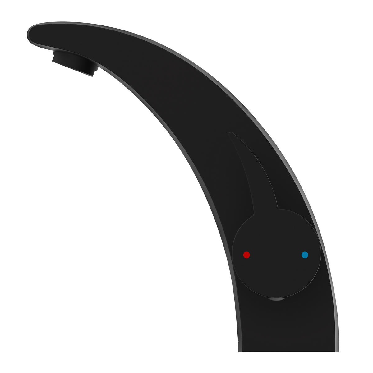 WASCHTISCHARMATUR 5,0/17,0/15,0 cm  - Schwarz, MODERN, Metall (5,0/17,0/15,0cm) - Schütte