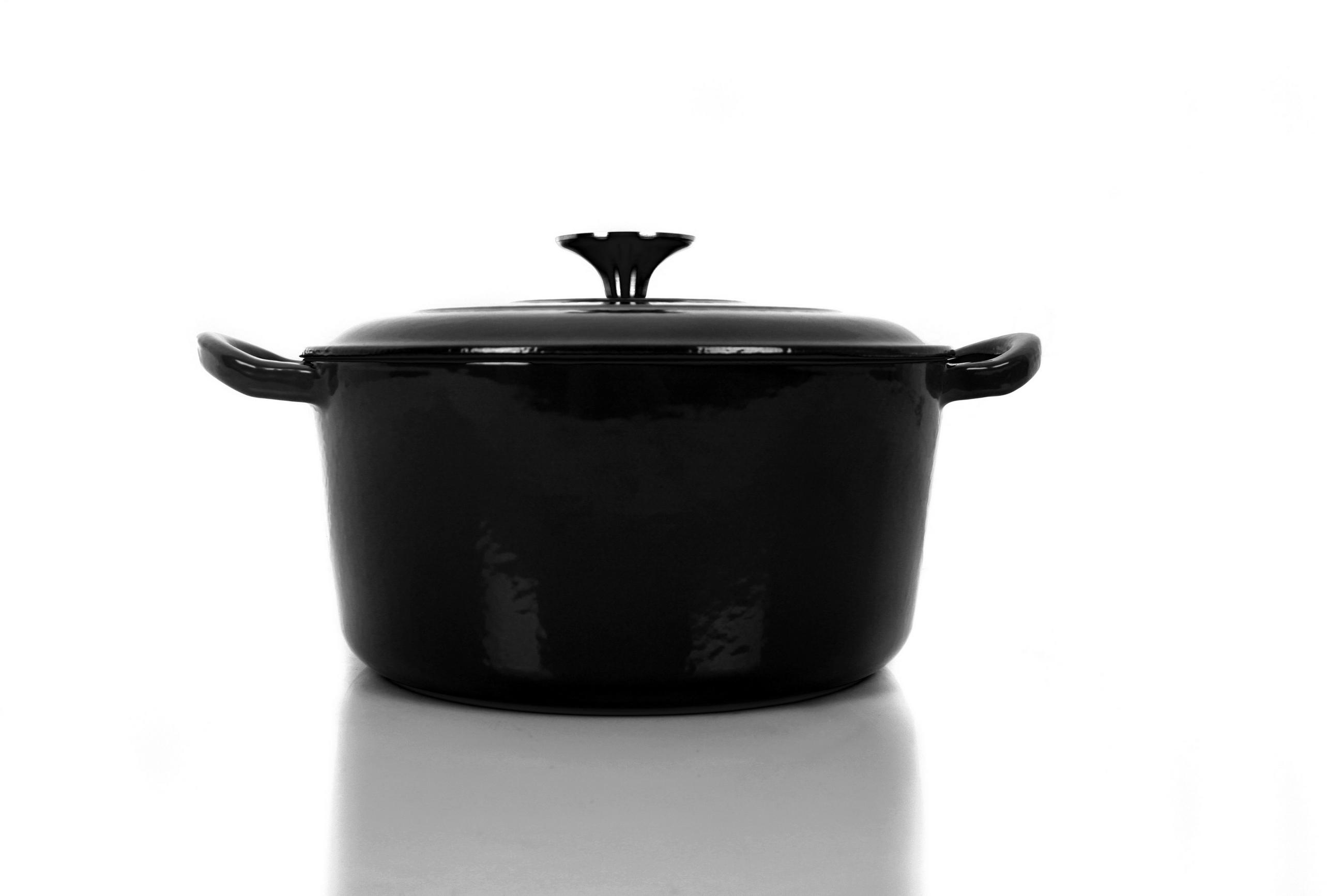 SCHMORTOPF 3,5 L  - Schwarz, Basics, Metall (22,5 cmcm) - Echtwerk