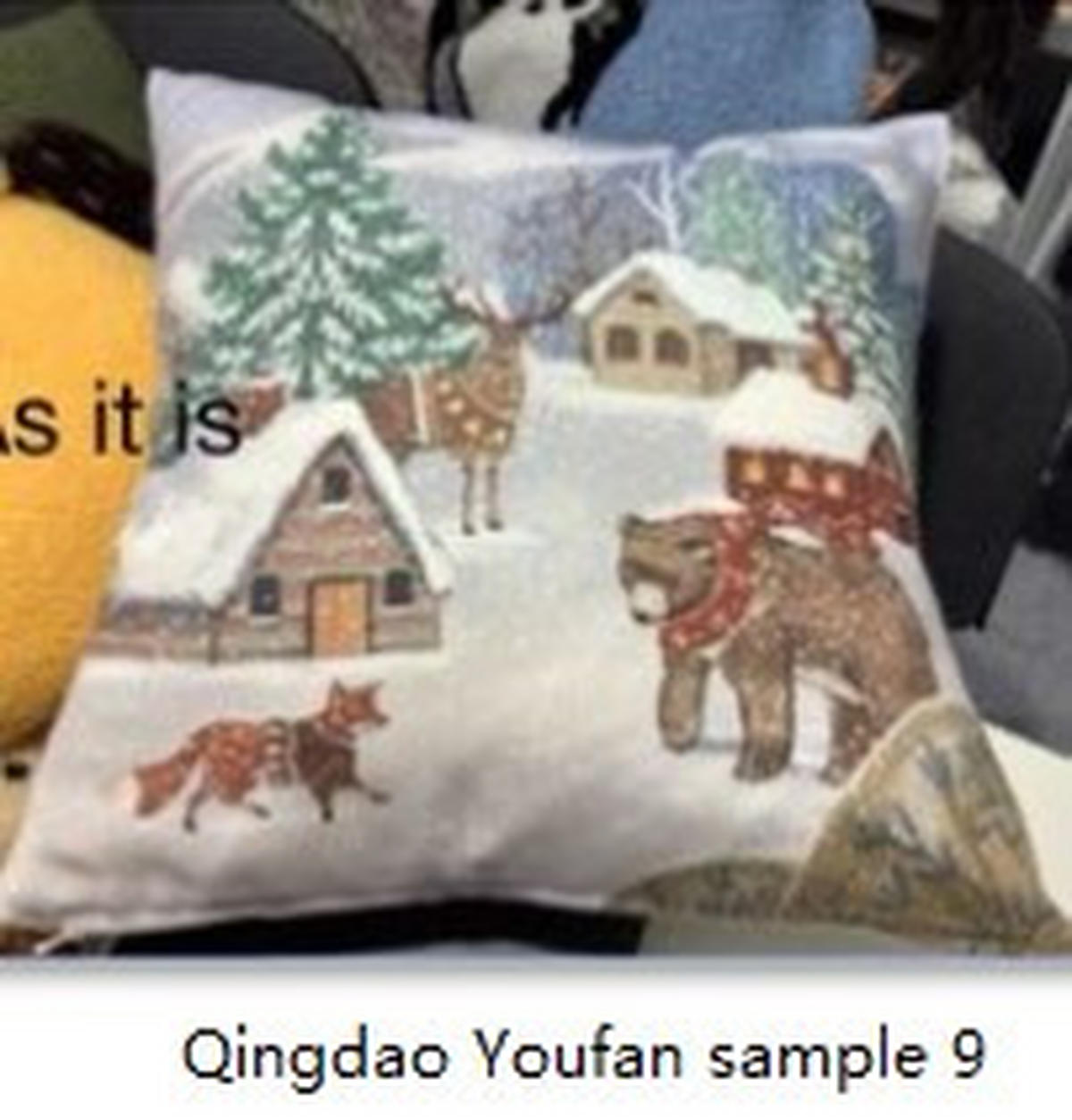 POTAH NA POLŠTÁŘ  45/45 cm - vícebarevná, textil (45/45cm) - X-Mas