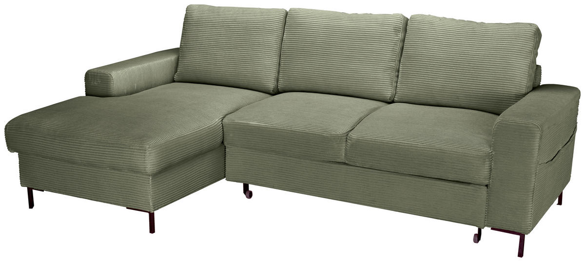 Freisteller von Carryhome ECKSOFA Olivgrün Cord.