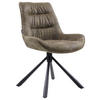 STUHL - Schwarz/Grün, Design, Textil/Metall (57/84/63cm) - Hom`in