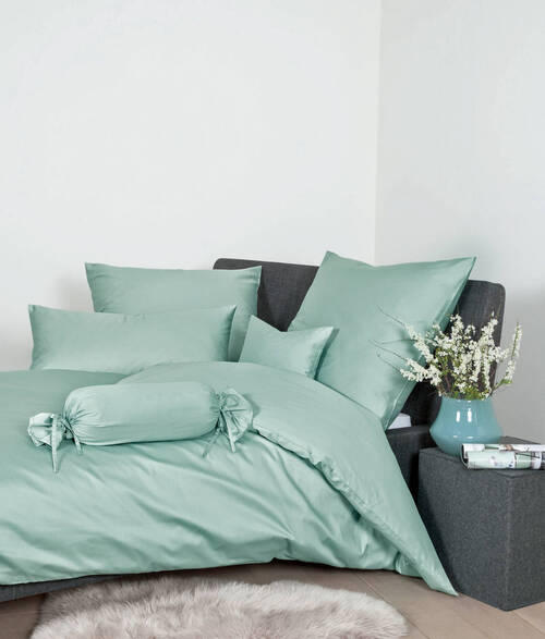 KOPFKISSENBEZUG Giacomo  - Grün, Basics, Textil (40kg) - Janine
