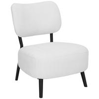 FÅTÖLJ i textil cremefärgad  - svart/cremefärgad, Design, metall/textil (62/76/65,5cm) - P & B