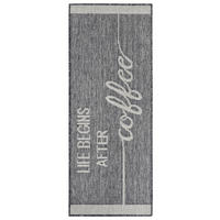 Ästhetisch: Küchenläufer (rech 62/150 cm Cucina Grau, Creme  - Creme/Grau, Design, Kunststoff (62/150cm) - Hanse Home