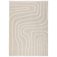 FLACHWEBETEPPICH  Wohnzimmer 160/230 cm Olivia Beige rechteckig  - Beige, LIFESTYLE, Textil (160/230cm) - Novel