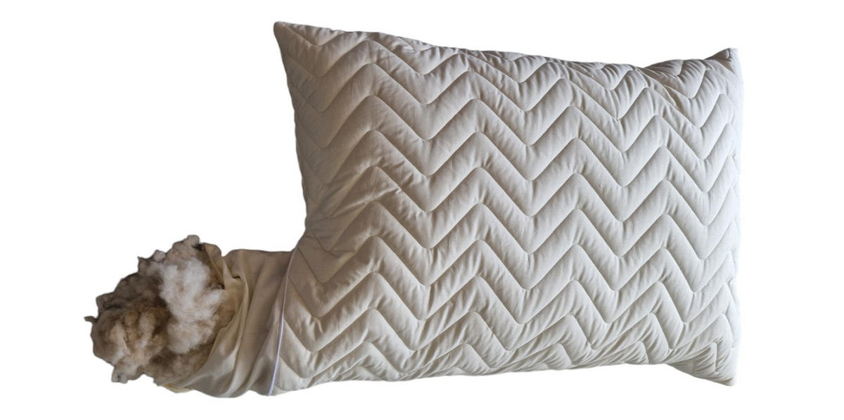 JASTUK   LINO  - bijela, Basics, tekstil/prirodni materijali (60/80cm) - Sleeptex