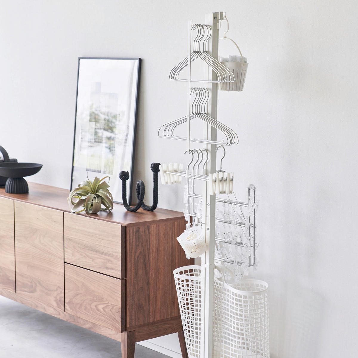 KLEIDERSTÄNDER Weiss   - Weiss, Basics, Metall (175/25/160cm)