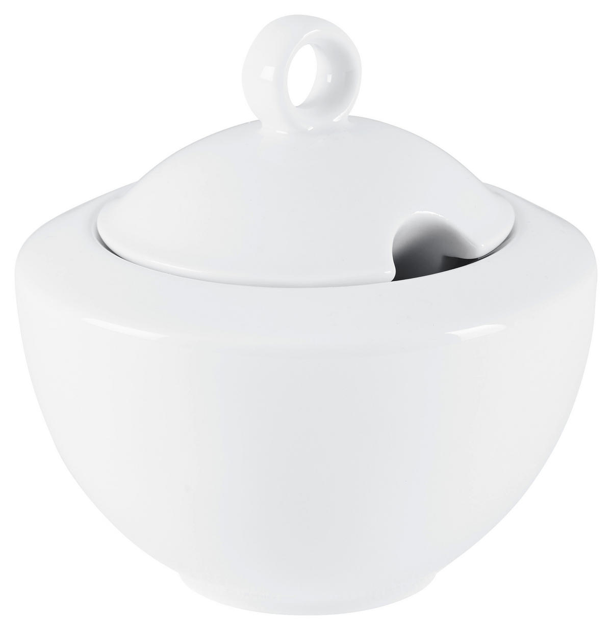 ZUCKERDOSE Zoe Fine Diamond Keramik   - Weiss, Design, Keramik (0,28l) - Seltmann Weiden
