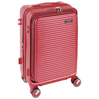 REISEKOFFER Weinrot  - Weinrot, Design, Kunststoff/Textil (35/55/24cm) - Novel