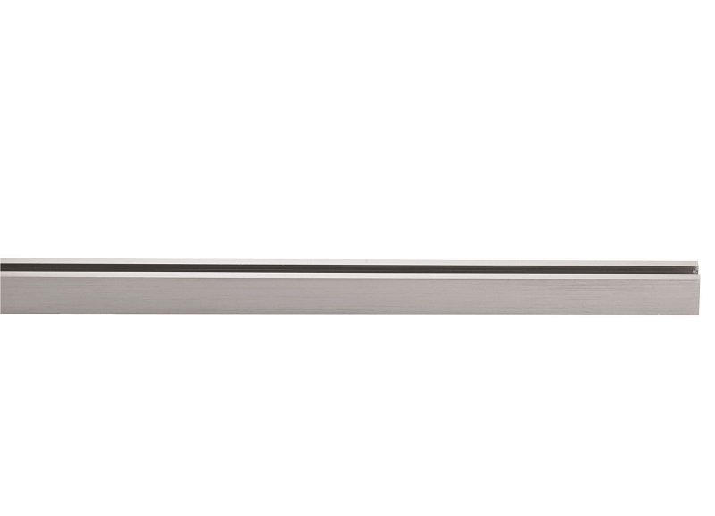 SCHIENENSYSTEM 180 CM - Nickelfarben, Basics, Metall (180cm) - Fischer & Honsel