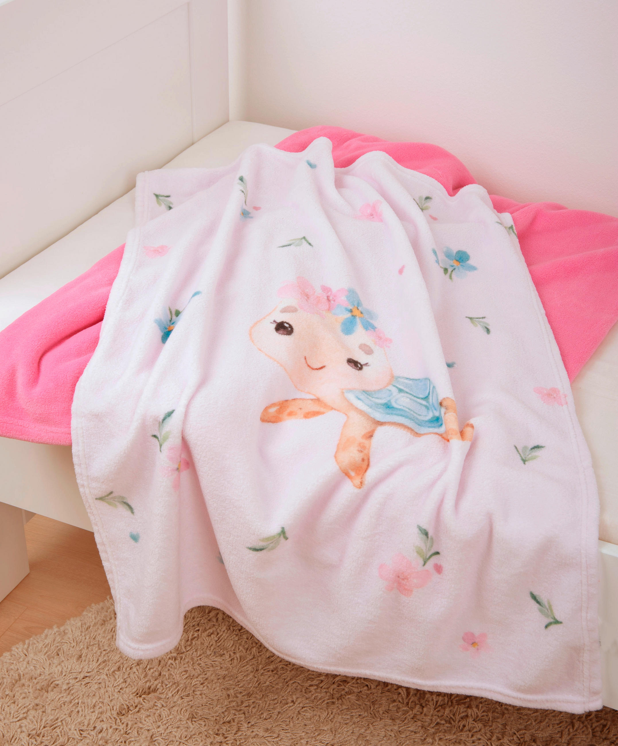 BABYDECKE 75/100 cm  - Pink/Multicolor, Basics, Textil (75/100cm) - Herding