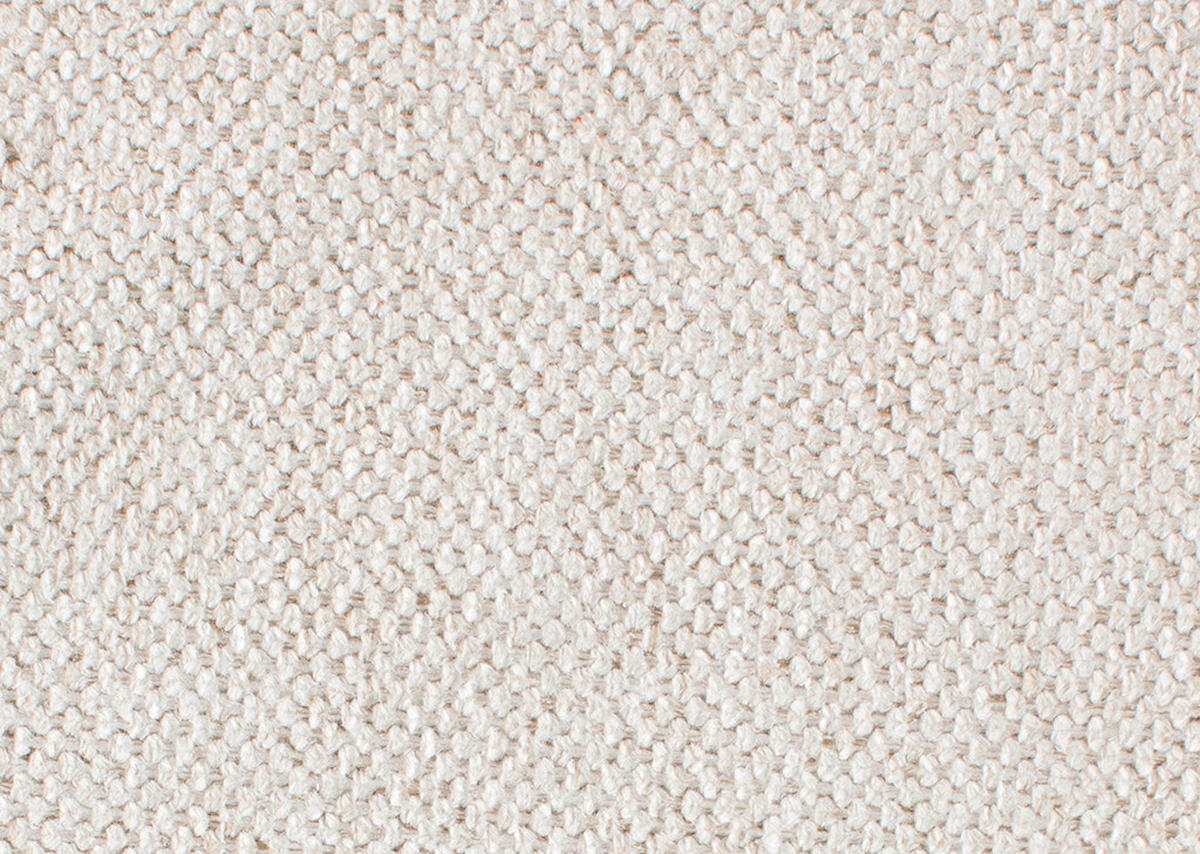 ECKSOFA in Webstoff Creme, Naturfarben  - Creme/Schwarz, Design, Textil/Metall (184/284cm) - Dieter Knoll