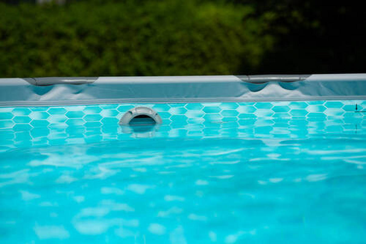 POOL 488/122 cm  - Anthrazit, KONVENTIONELL, Kunststoff (488/122cm)