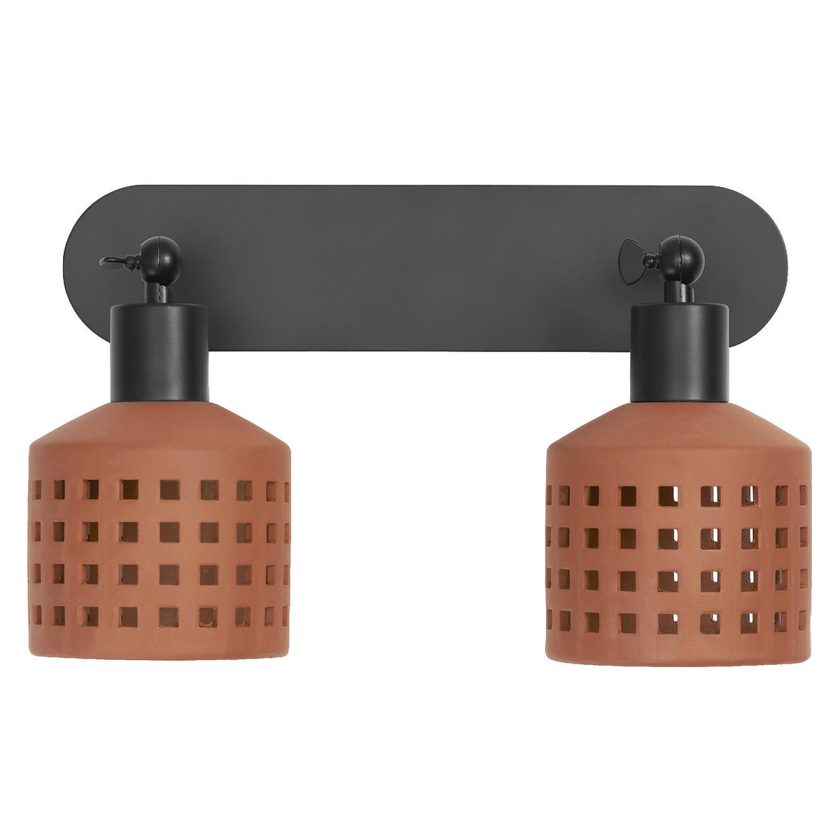 STRAHLER 37.5/16.8/22.7 cm   - Braun, Basics, Keramik/Metall (37.5/16.8/22.7cm) - Osram