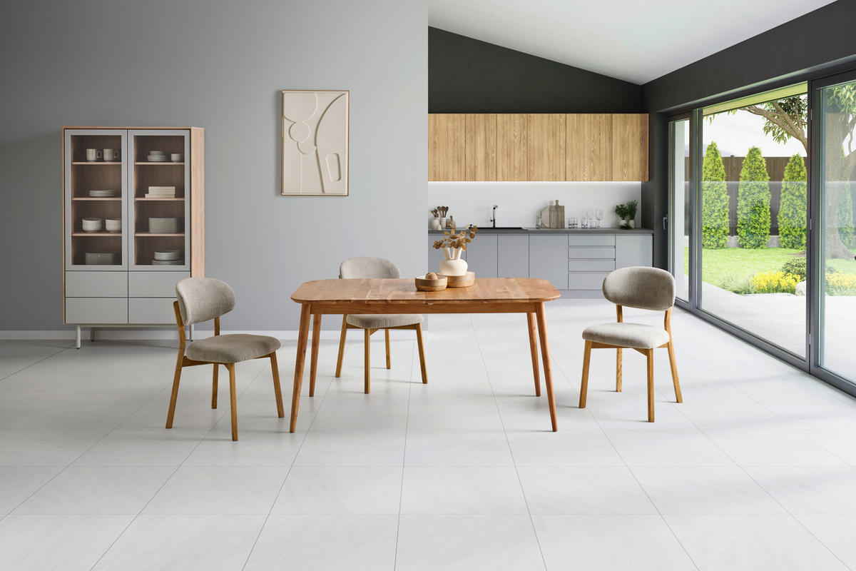 ESSTISCH 200/85/76 cm Echtholz  Holz ausziehbar rechteckig Akaziefarben  - Akaziefarben, MODERN, Holz (200/85/76cm) - Livetastic