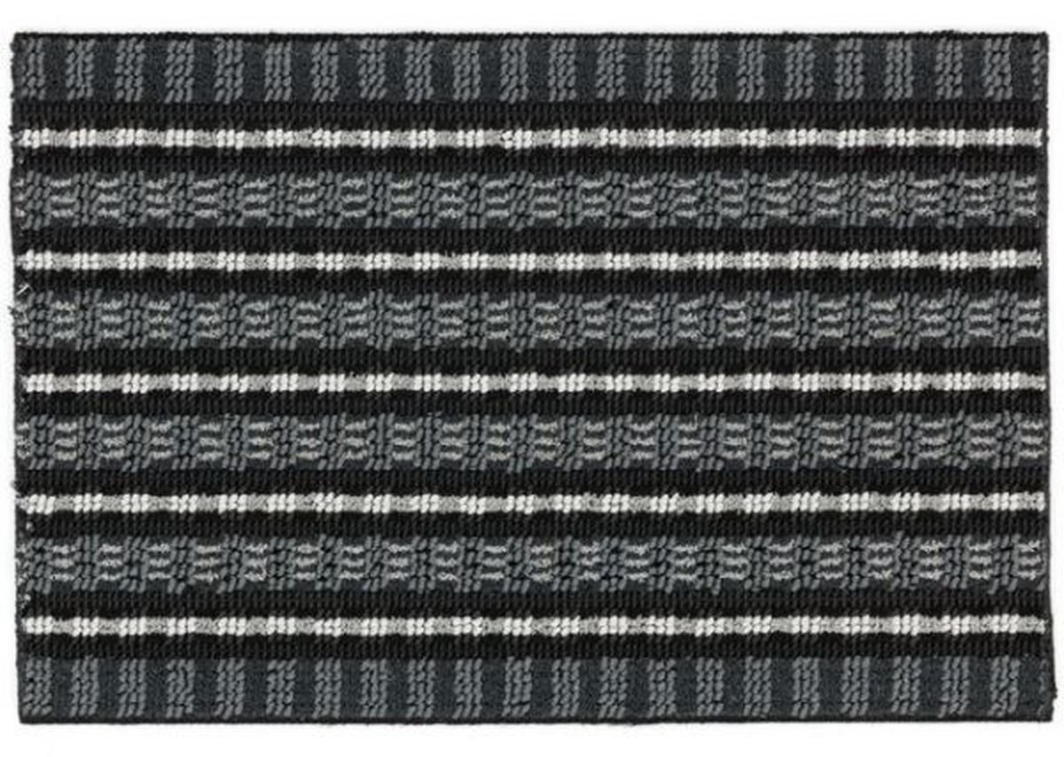 PREDPRAŽNIK  Poly Brush     40/60 cm     črna, srebrne barve  - srebrne barve/črna, Konvencionalno, tekstil (40/60cm) - Esposa