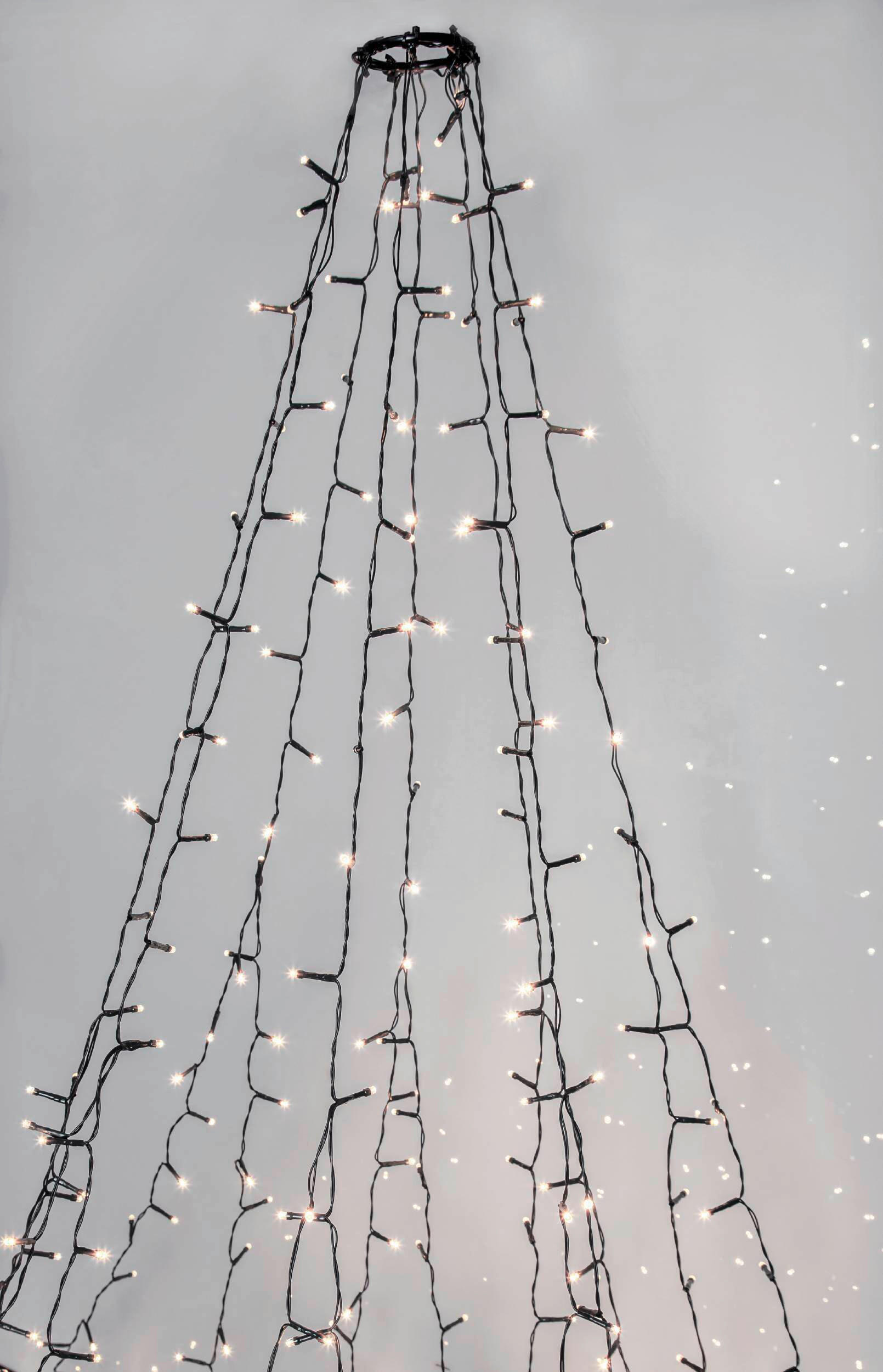 LICHTERKETTE  - Transparent/Grün, Basics, Kunststoff (7,5/196cm) - Eglo