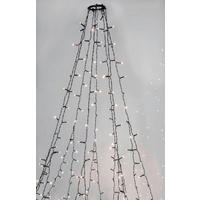 LICHTERKETTE  - Transparent/Grün, Basics, Kunststoff (7,5/196cm) - Eglo