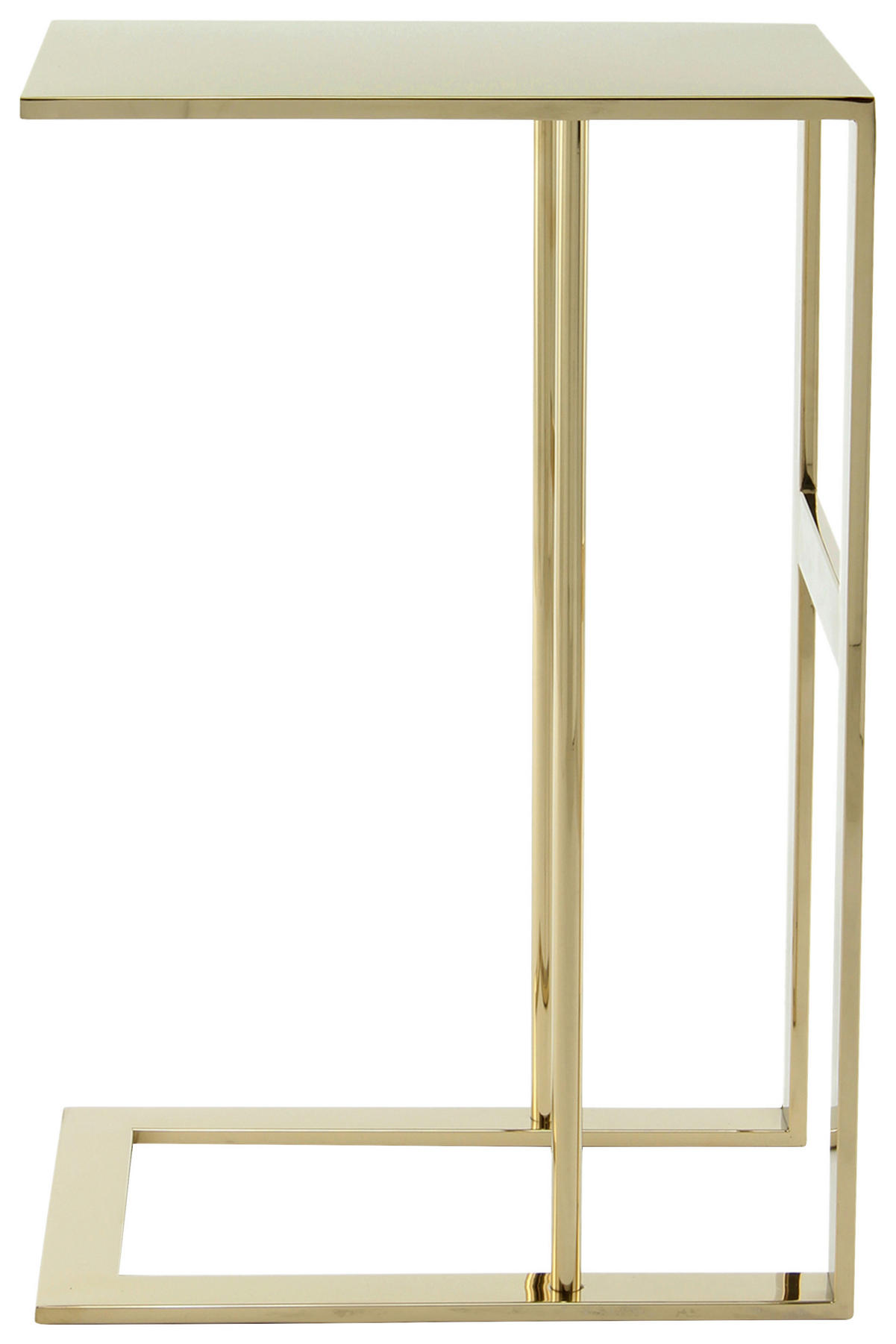 PRÍRUČNÝ STOLÍK, zlatá - zlatá, Design, kov (40/30/60cm) - MID.YOU