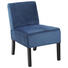 SESSEL in Textil Dunkelblau - Schwarz/Dunkelblau, Trend, Holz/Textil (52/75/65cm) - Carryhome SESSEL in Textil Dunkelblau - Schwarz/Dunkelblau, Trend, Holz/Textil (52/75/65cm) - Carryhome