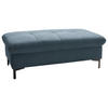 HOCKER in Textil Blau  - Blau/Schwarz, Design, Textil (124/46/68cm) - Xora