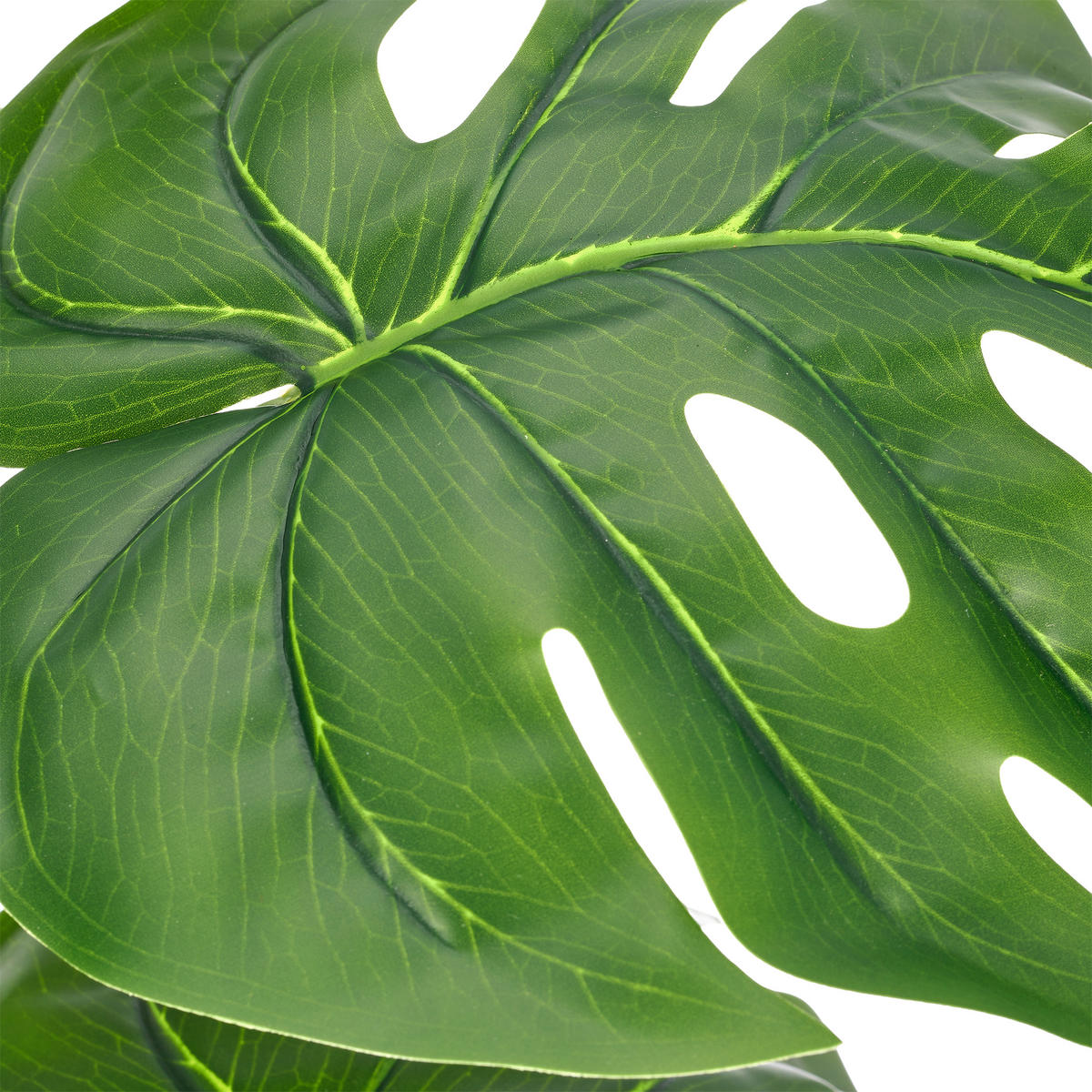 KUNSTPFLANZE Split Philodendron 120 cm  - Schwarz/Braun, Basics, Kunststoff (120cm)