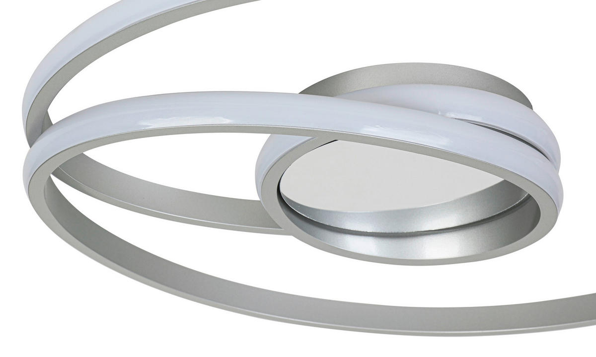 DECKENLEUCHTE 45/8 cm  - Chromfarben/Silberfarben, Trend, Kunststoff/Metall (45/8cm) - Collett's Monde
