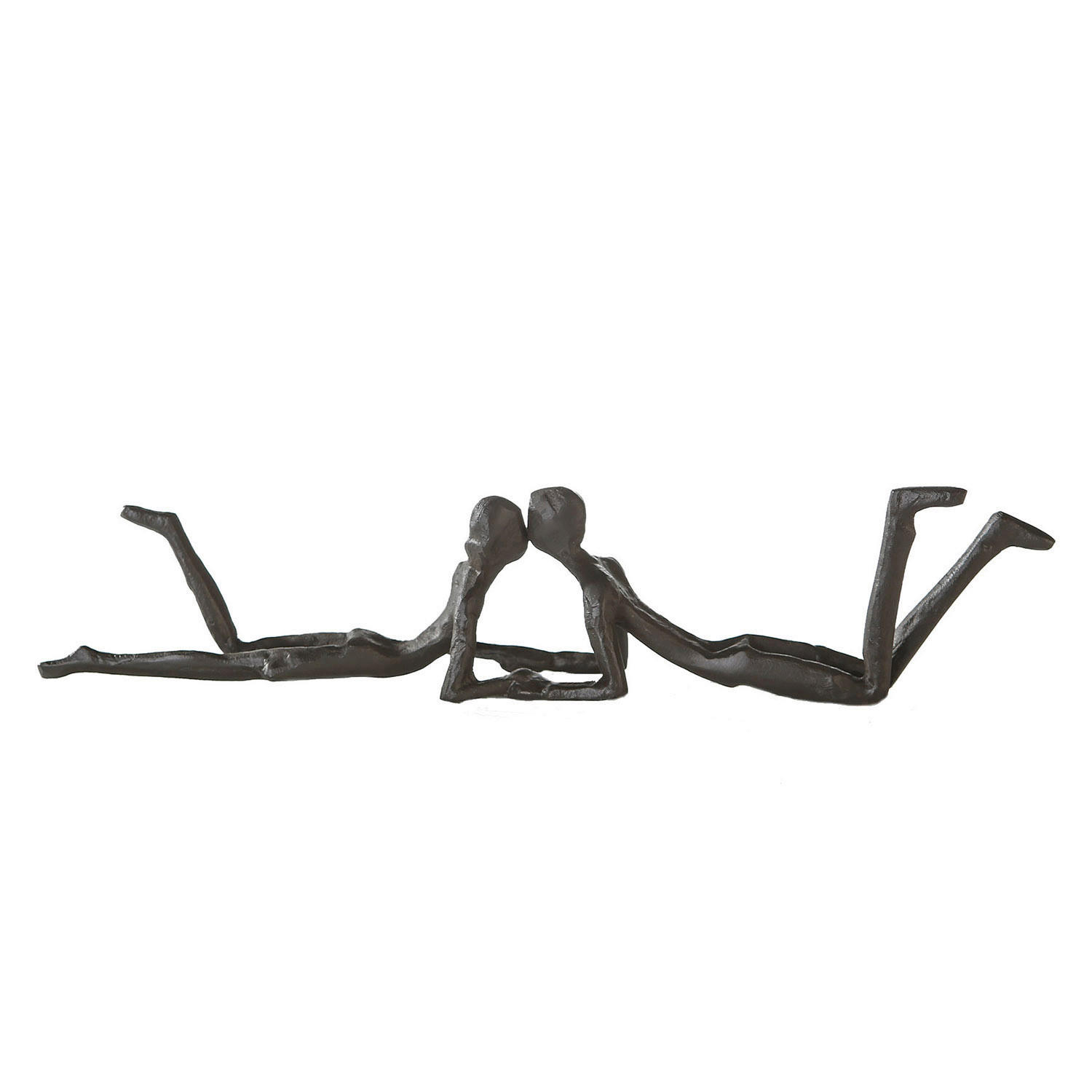 XXXLutz Skulptur Loving Braun 16x12x33 cm
