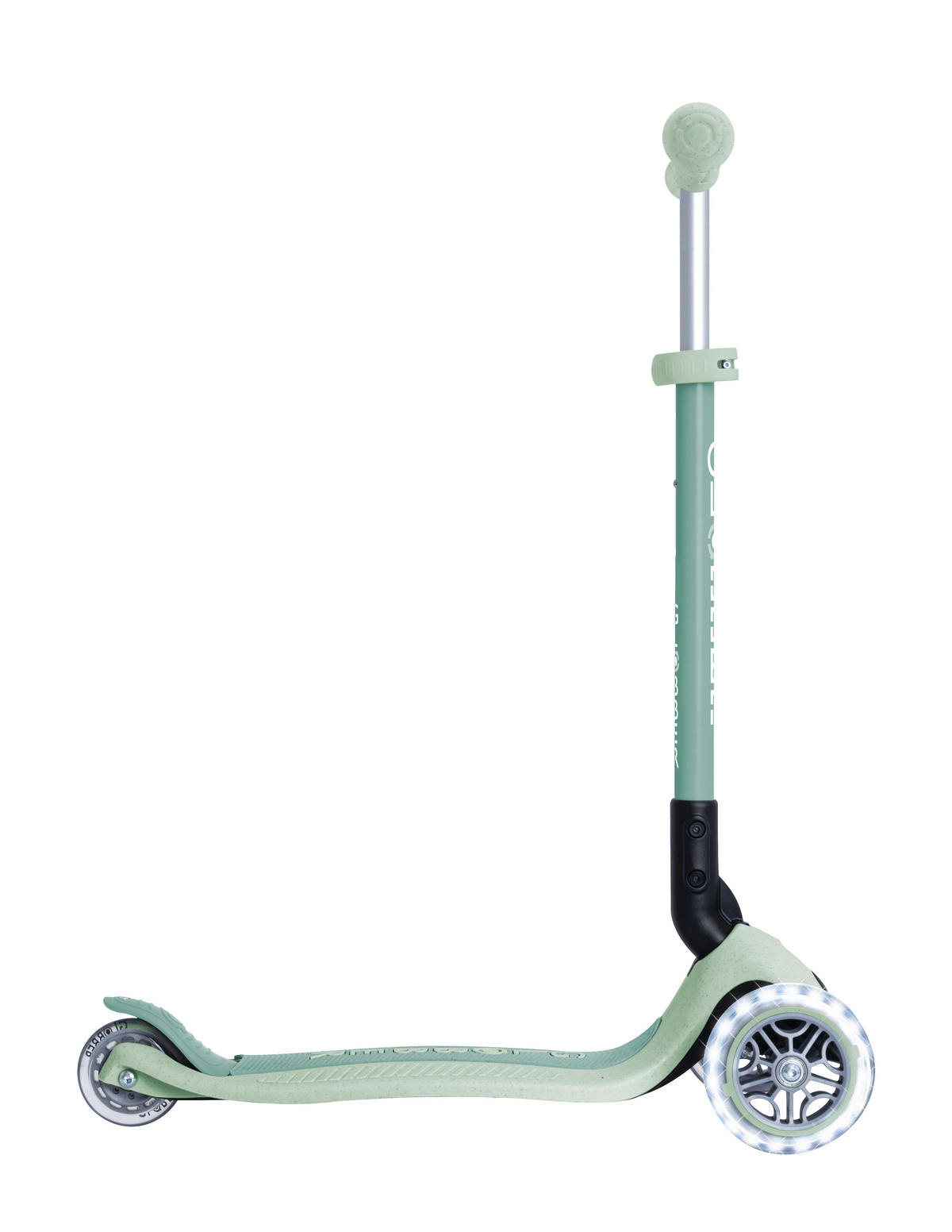 KINDERSCOOTER PRIMO FOLDABLE LIGHTS ECO  - Pastellgrün, LIFESTYLE, Kunststoff/Metall (57,5/28/77,5cm) - GLOBBER