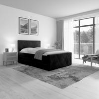 BOXSPRINGBETT 140/200 cm  in Blau  - Blau, MODERN, Holz/Kunststoff (140/200cm) - MID.YOU