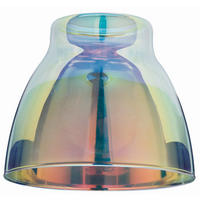 SCHIENENSYSTEM-LEUCHTENSCHIRM URail   - Multicolor, Design, Glas (8cm) - Paulmann