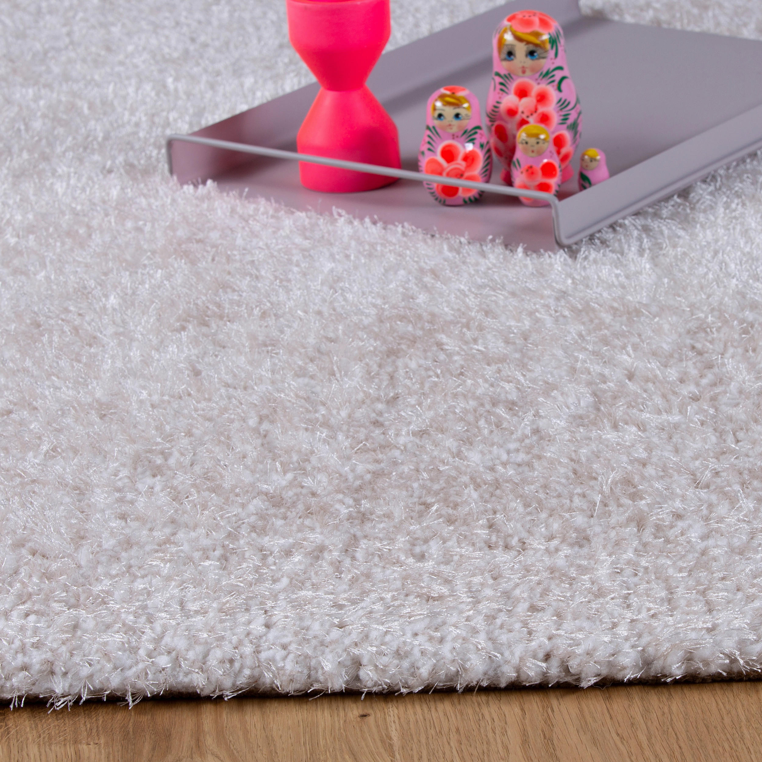 HOCHFLORTEPPICH 60/110 cm My Emilia  - Creme, Konventionell, Textil (60/110cm) - Novel