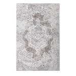 VINTAGE-TEPPICH 80/150 cm Victoria Weiß, Beige  - Beige/Weiß, Design, Kunststoff/Textil (80/150cm) - Novel