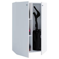 KOMMODE , 70/105/39 cm,  - Silberfarben/Weiß, Basics, Holzwerkstoff/Kunststoff (70/105/39cm) - MID.YOU