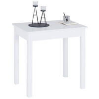 ESSTISCH in Holzwerkstoff  - Weiß, KONVENTIONELL, Holzwerkstoff (75/76/55cm) - home24